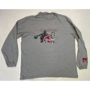 VINTAGE Nautica Competition Basketball Graphic T-shirt Men Large Long Sleeve